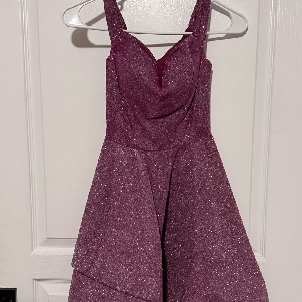 B Darlin Deep Magenta Dress